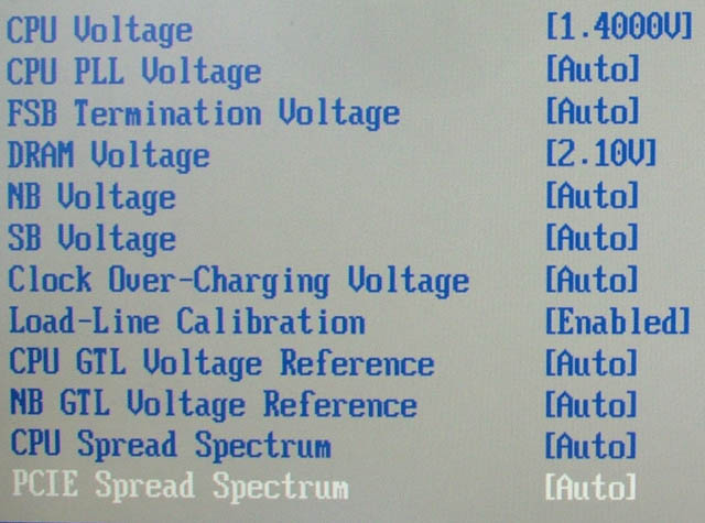 voltages