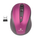 NGS 2.4GHz Wireless Optical Silent Mouse, 5 Buttons + Scroll Wheel - Evo Mute Purple