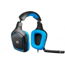 Logitech G430 Gaming Headset 3.5mm Circumaural Blue and Black