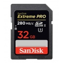 32GB Sandisk Extreme Pro SDHC UHS-I Class 3 CL10 Memory Card (280MB/sec)