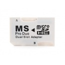 NEON MicroSD to Memory Stick PRO Duo Dual slot adapter (microSD/microSDHC)