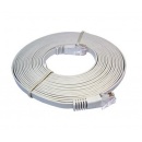 Cat6 RJ45 UTP Flat Network Cable / Patch Cable (Grey) 3m