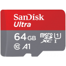 64GB Sandisk Ultra microSDXC UHS-I Memory Card A1 CL10 Full HD