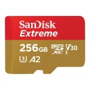 256GB SanDisk Extreme microSDXC Card for Mobile Gaming 4K UHD A2