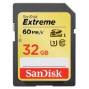 32GB Sandisk Extreme UHS-1/U3 SDHC CL10 Memory Card up to 60MB/sec