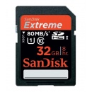 32GB Sandisk Extreme Plus SDHC CL10 UHS-I Memory Card (Speed up to 80MB/sec)