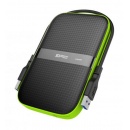 4TB Silicon Power Armor A60 Shockproof Portable Hard Drive - USB3.0 - Black/Green Edition