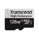 128GB Transcend High Endurance 350V microSDXC Memory Card CL10 UHS-I for Dashcams and Surveillance