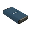 4TB Transcend ESD410C Portable SSD USB Type-A/Type-C Rugged Water-Resistant Dark Blue