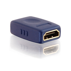 C2G Velocity HDMI Female To HDMI Female Coupler - Blue