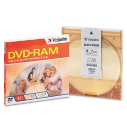 Verbatim DVD-RAM 4.7GB 3X 1-Pack Jewel Case