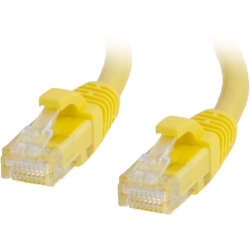 7FT C2G RJ-45 Male To RJ-45 Male Cat6a Snagless Unshielded Network Patch Ethernet Cable - Yellow 