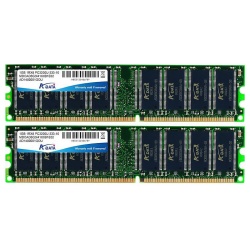 2GB A-Data DDR PC3200 400MHz CL3 Dual Channel kit (2x1GB)