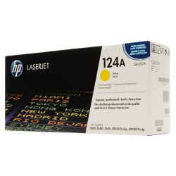 HP LaserJet Toner Cartridge - Q6002A - 124A - Yellow - 2000 Page Yield