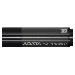 32GB AData DashDrive Elite S102 Pro USB3.0 Flash Drive (Titanium)