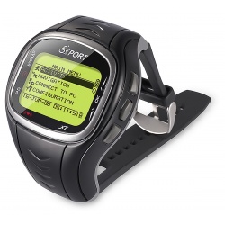 GPS Fitness Training Watch with Heart Rate Monitor, training software, bike mount - GH-625XT