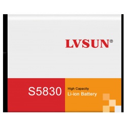 Battery for Samsung Galaxy Ace S5830, Galaxy Gio S5660, Galaxy Fit S5670 (1350mAh) LVSun