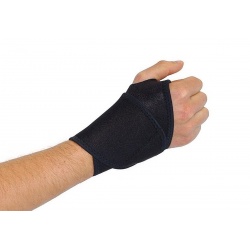 EyezOff Neoprene Wrist Wrap with Velcro Closing, One Size, Black