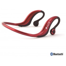 NGS Bluetooth Sports Earphones with Armband Included - Red