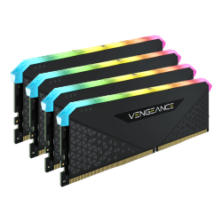 64GB Corsair Vengeance 3200MHz DDR4 Quad Memory Kit (4 x 16GB) - Black