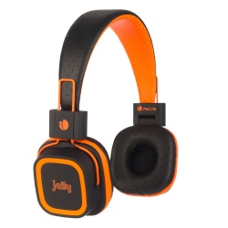 NGS Artica Jelly Wireless BT Stereo Headphones with Micro SD Card Slot - Orange