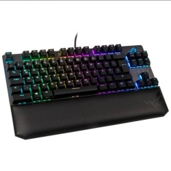 Asus ROG Strix Scope NX TKL Deluxe USB Wired Keyboard - German Layout - Black, Grey
