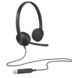 Logitech H340 Binaural USB3.0 Wired Headset - Black