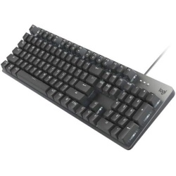 Logitech K845 Mechanical USB Illuminated Keyboard - Aluminum, Black