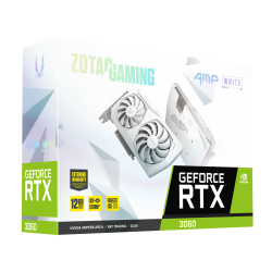 Zotac NVIDIA GeForce RTX 3060 AMP White Edition 12GB GDDR6 Gaming Graphics Card