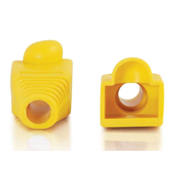 C2G RJ45 Snagless Cover Cable Clamp - Yellow