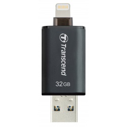 32GB Transcend JetDrive Go 300K - OTG Flash Drive for iOS Devices (iPad, iPhone & iPod) - Black