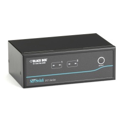 Black Box 2 Port Dual Head DVI-D KVM Switch 