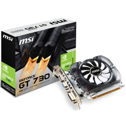 MSI NVIDIA GeForce GT 730 4GB GDDR3 Graphics Card