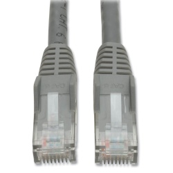 50FT Tripp Lite Cat6 RJ45 Male To RJ45 Male Ethernet Network Cable - Gray