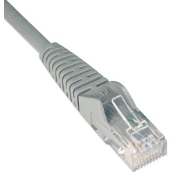 1FT Tripp Lite RJ45 Male To RJ45 Male Cat6 Ethernet Cable - Gray