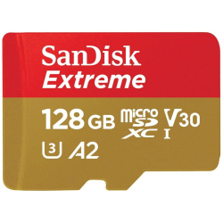 128GB SanDisk Extreeme Micro SDXC Memory Card