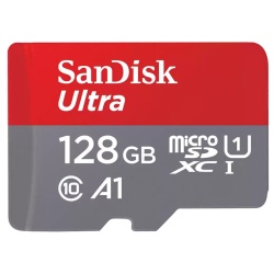128GB SanDisk Ultra MicroSDHC CL10 Memory Card 