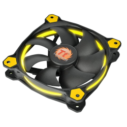Thermaltake 120MM Computer Case Fan - Black, Yellow