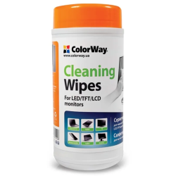 ColorWay Cleaning Wipes for LCD and TFT Screens - 100 Sheet