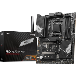 MSI Pro AMD X670 Socket AM5 ATX DDR5-SDRAM Motherboard