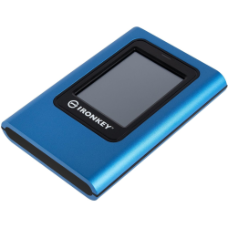 960GB Kingston Technology IronKey Vault Privacy 80 Solid State Drive - Blue