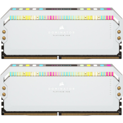 64GB Corsair Dominator DDR5 5600MHz CL40 Dual Memory Kit (2x32GB) - White