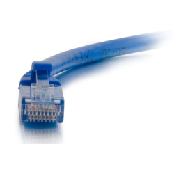 10FT C2G Cat6a RJ-45 Male To RJ-45 Male Molded Snagless Unshielded Network Patch Ethernet Cable - Blue 