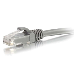 2FT C2G RJ-45 Male To RJ-45 Male Cat5e Snagless Unshielded Network Patch Ethernet Cable - Gray 