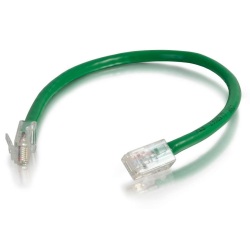 6IN C2G Cat6 RJ-45 Male To RJ-45 Male Non Booted Unshielded Ethernet Network Patch Cable - Green 