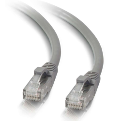 6FT C2G RJ-45 Male To RJ-45 Male Cat5e Snagless Unshielded Ethernet Patch Cable - Gray  