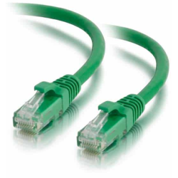 2FT C2G RJ-45 Male To RJ-45 Male Cat5e Snagless Unshielded Network Patch Cable - Green