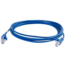 6FT C2G RJ-45 Male To RJ-45 Male Cat6 Slim Snagless Unshielded Ethernet Patch Cable- Blue 