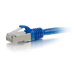 20FT C2G Cat6a RJ-45 Male To RJ-45 Male Snagless Shielded Network Ethernet Patch Cable -  Blue  