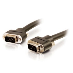 C2G HD15 Male to HD15 Male VGA Video Cable 1ft Lenght - Black